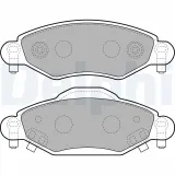 Bremsbelagsatz, Scheibenbremse DELPHI LP1840