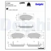 Bremsbelagsatz, Scheibenbremse DELPHI LP1840 Bild Bremsbelagsatz, Scheibenbremse DELPHI LP1840