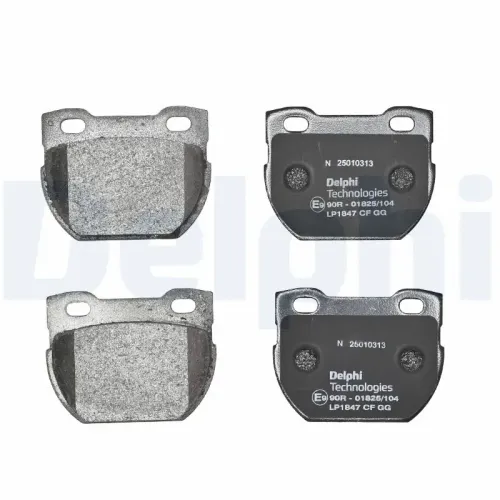 Bremsbelagsatz, Scheibenbremse DELPHI LP1847 Bild Bremsbelagsatz, Scheibenbremse DELPHI LP1847