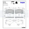 Bremsbelagsatz, Scheibenbremse DELPHI LP1858 Bild Bremsbelagsatz, Scheibenbremse DELPHI LP1858