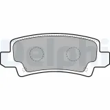 Bremsbelagsatz, Scheibenbremse DELPHI LP1864