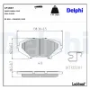Bremsbelagsatz, Scheibenbremse Vorderachse Vorderachse DELPHI LP1867 Bild Bremsbelagsatz, Scheibenbremse Vorderachse Vorderachse DELPHI LP1867