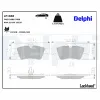 Bremsbelagsatz, Scheibenbremse DELPHI LP1868 Bild Bremsbelagsatz, Scheibenbremse DELPHI LP1868