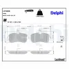 Bremsbelagsatz, Scheibenbremse DELPHI LP1890 Bild Bremsbelagsatz, Scheibenbremse DELPHI LP1890