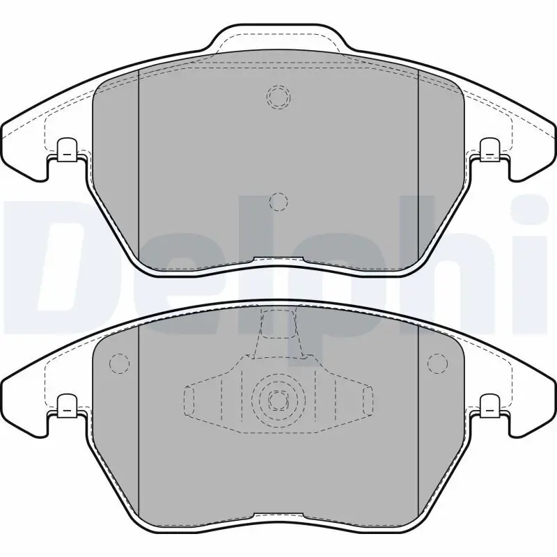 Bremsbelagsatz, Scheibenbremse DELPHI LP1898