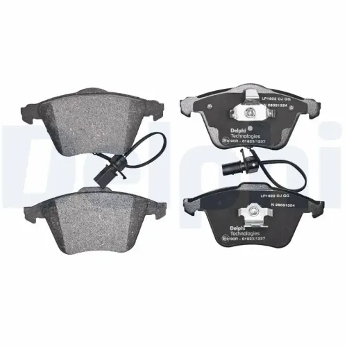 Bremsbelagsatz, Scheibenbremse DELPHI LP1922 Bild Bremsbelagsatz, Scheibenbremse DELPHI LP1922