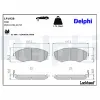 Bremsbelagsatz, Scheibenbremse DELPHI LP1928 Bild Bremsbelagsatz, Scheibenbremse DELPHI LP1928