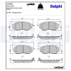 Bremsbelagsatz, Scheibenbremse DELPHI LP1941