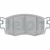 Bremsbelagsatz, Scheibenbremse Vorderachse DELPHI LP1951