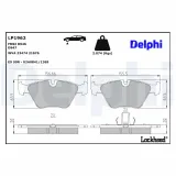 Bremsbelagsatz, Scheibenbremse Vorderachse DELPHI LP1962