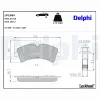 Bremsbelagsatz, Scheibenbremse DELPHI LP1984 Bild Bremsbelagsatz, Scheibenbremse DELPHI LP1984