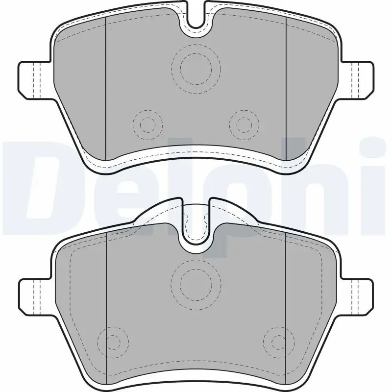 Bremsbelagsatz, Scheibenbremse DELPHI LP1985