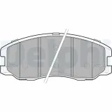 Bremsbelagsatz, Scheibenbremse DELPHI LP1987