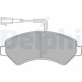 Bremsbelagsatz, Scheibenbremse DELPHI LP1993