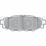 Bremsbelagsatz, Scheibenbremse DELPHI LP1999