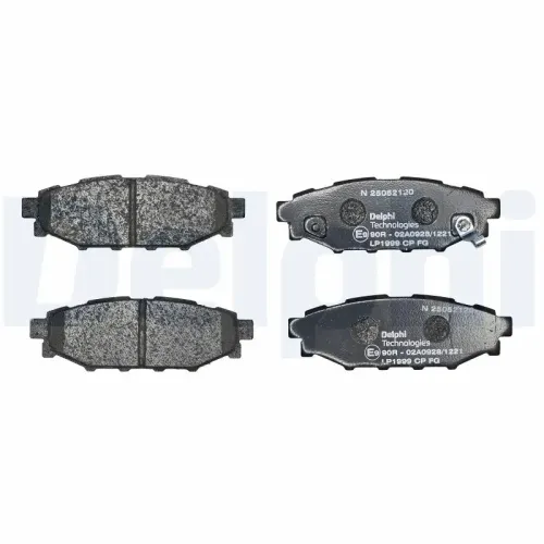 Bremsbelagsatz, Scheibenbremse DELPHI LP1999 Bild Bremsbelagsatz, Scheibenbremse DELPHI LP1999