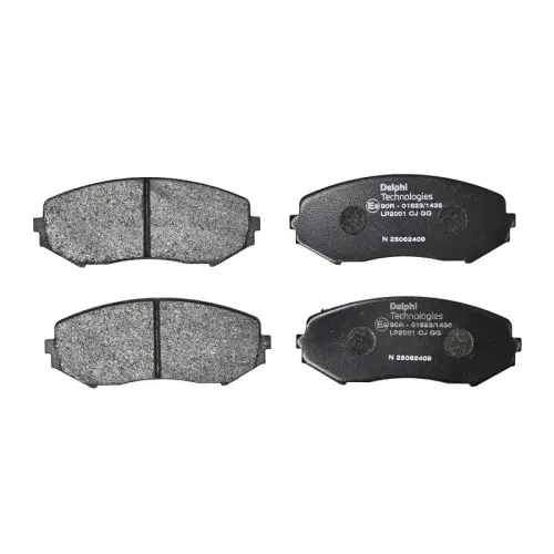 Bremsbelagsatz, Scheibenbremse Vorderachse DELPHI LP2001 Bild Bremsbelagsatz, Scheibenbremse Vorderachse DELPHI LP2001