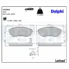 Bremsbelagsatz, Scheibenbremse Vorderachse DELPHI LP2010 Bild Bremsbelagsatz, Scheibenbremse Vorderachse DELPHI LP2010