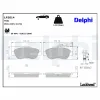 Bremsbelagsatz, Scheibenbremse DELPHI LP2014 Bild Bremsbelagsatz, Scheibenbremse DELPHI LP2014