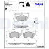Bremsbelagsatz, Scheibenbremse DELPHI LP2028 Bild Bremsbelagsatz, Scheibenbremse DELPHI LP2028