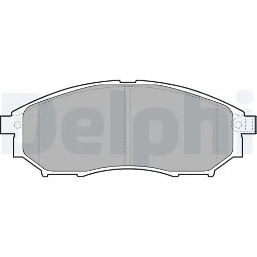 Bremsbelagsatz, Scheibenbremse DELPHI LP2030 Bild Bremsbelagsatz, Scheibenbremse DELPHI LP2030