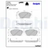 Bremsbelagsatz, Scheibenbremse DELPHI LP2050 Bild Bremsbelagsatz, Scheibenbremse DELPHI LP2050