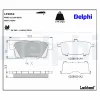 Bremsbelagsatz, Scheibenbremse Hinterachse DELPHI LP2052 Bild Bremsbelagsatz, Scheibenbremse Hinterachse DELPHI LP2052