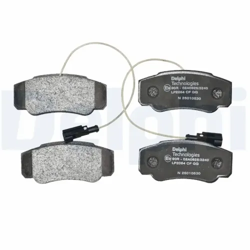 Bremsbelagsatz, Scheibenbremse Hinterachse DELPHI LP2054 Bild Bremsbelagsatz, Scheibenbremse Hinterachse DELPHI LP2054