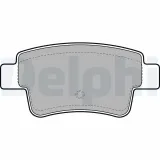 Bremsbelagsatz, Scheibenbremse Hinterachse DELPHI LP2055