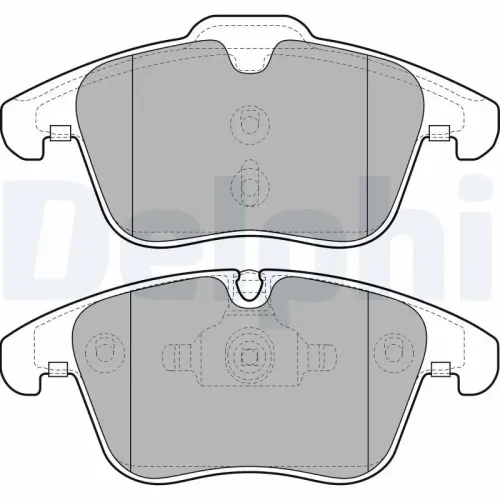 Bremsbelagsatz, Scheibenbremse DELPHI LP2065 Bild Bremsbelagsatz, Scheibenbremse DELPHI LP2065