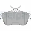 Bremsbelagsatz, Scheibenbremse DELPHI LP2071