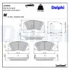 Bremsbelagsatz, Scheibenbremse DELPHI LP2080 Bild Bremsbelagsatz, Scheibenbremse DELPHI LP2080