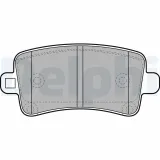 Bremsbelagsatz, Scheibenbremse DELPHI LP2084