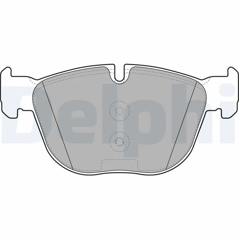 Bremsbelagsatz, Scheibenbremse DELPHI LP2090