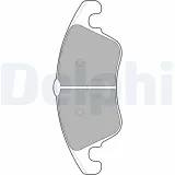 Bremsbelagsatz, Scheibenbremse DELPHI LP2099