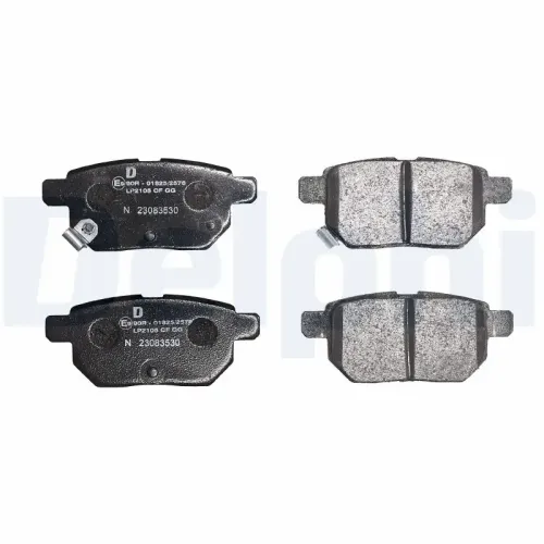 Bremsbelagsatz, Scheibenbremse DELPHI LP2105 Bild Bremsbelagsatz, Scheibenbremse DELPHI LP2105