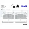 Bremsbelagsatz, Scheibenbremse Vorderachse DELPHI LP2113 Bild Bremsbelagsatz, Scheibenbremse Vorderachse DELPHI LP2113