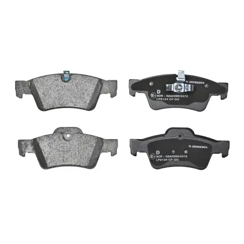 Bremsbelagsatz, Scheibenbremse Hinterachse DELPHI LP2124 Bild Bremsbelagsatz, Scheibenbremse Hinterachse DELPHI LP2124