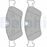 Bremsbelagsatz, Scheibenbremse DELPHI LP2125