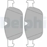 Bremsbelagsatz, Scheibenbremse DELPHI LP2140