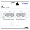 Bremsbelagsatz, Scheibenbremse Vorderachse DELPHI LP2148 Bild Bremsbelagsatz, Scheibenbremse Vorderachse DELPHI LP2148