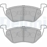 Bremsbelagsatz, Scheibenbremse DELPHI LP2158