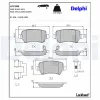 Bremsbelagsatz, Scheibenbremse DELPHI LP2188 Bild Bremsbelagsatz, Scheibenbremse DELPHI LP2188