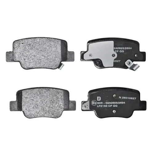 Bremsbelagsatz, Scheibenbremse Hinterachse DELPHI LP2193 Bild Bremsbelagsatz, Scheibenbremse Hinterachse DELPHI LP2193