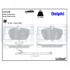 Bremsbelagsatz, Scheibenbremse DELPHI LP2198 Bild Bremsbelagsatz, Scheibenbremse DELPHI LP2198