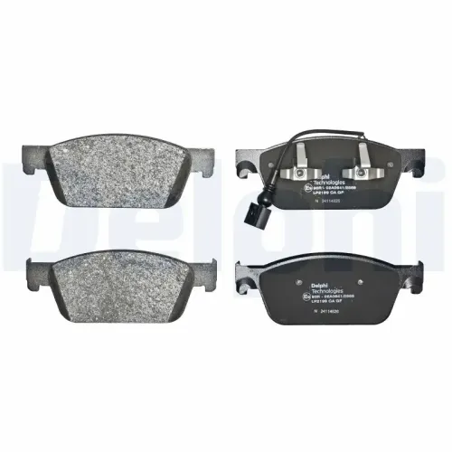 Bremsbelagsatz, Scheibenbremse DELPHI LP2199 Bild Bremsbelagsatz, Scheibenbremse DELPHI LP2199
