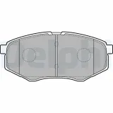 Bremsbelagsatz, Scheibenbremse DELPHI LP2227