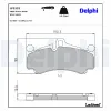 Bremsbelagsatz, Scheibenbremse DELPHI LP2232 Bild Bremsbelagsatz, Scheibenbremse DELPHI LP2232