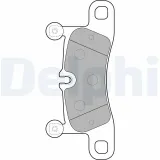 Bremsbelagsatz, Scheibenbremse DELPHI LP2233