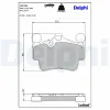 Bremsbelagsatz, Scheibenbremse DELPHI LP2236 Bild Bremsbelagsatz, Scheibenbremse DELPHI LP2236